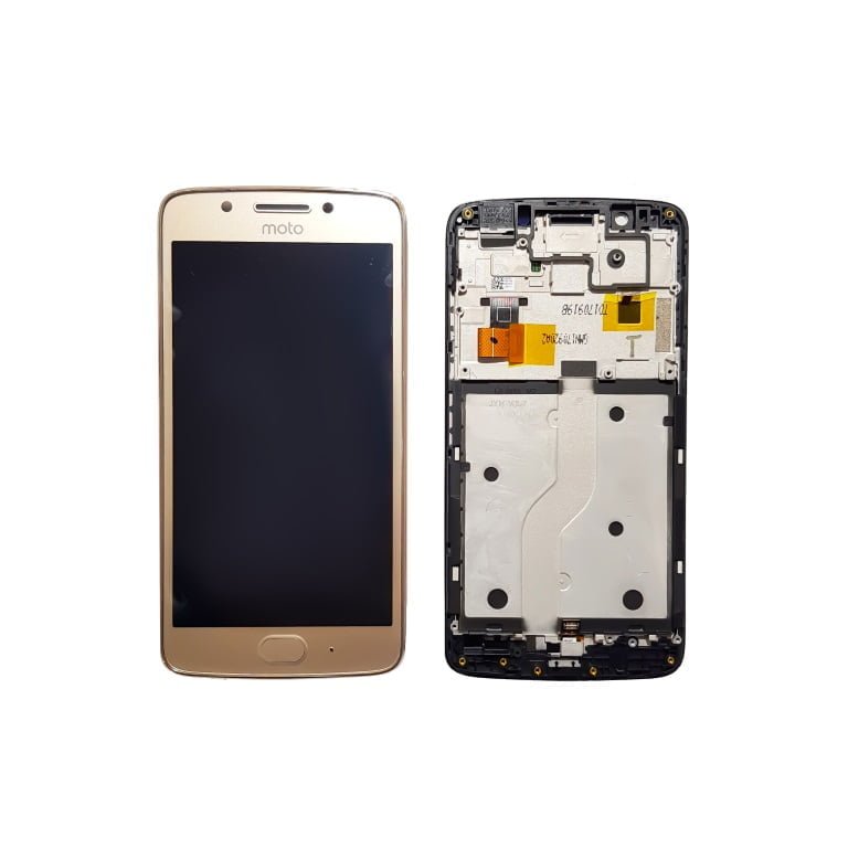 Modulo Motorola Moto G5 XT1670 Con Marco - Dorado Original - Imagen 1