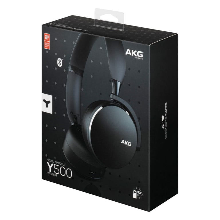 Auriculares Samsung Inalambricos Akg Y500 Negro - Imagen 1
