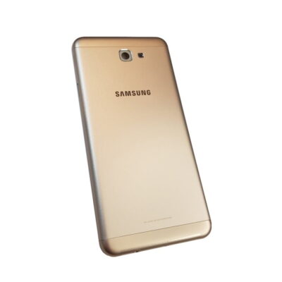 Carcasa - Tapa Trasera Sin Lente De Camara Sin Botones Fisicos - J7 Prime G610 - Dorado