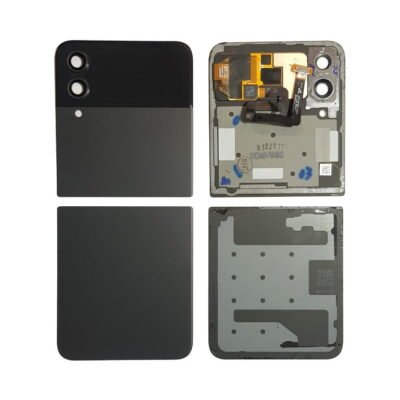 Tapa Trasera Recuperado Con Lente De Camara 100% Original - Z Flip4 F721 Graphite