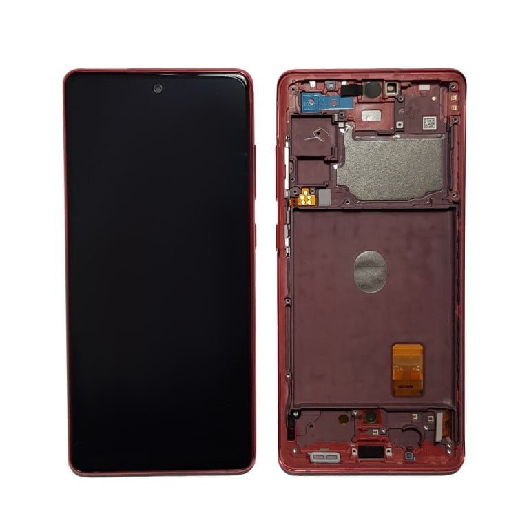 Modulo Samsung Galaxy S20Fe G780 Con Marco - Rojo Original - Imagen 1