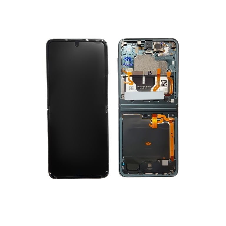 Modulo Samsung Galaxy Z Flip3 F711 Con Marco - Negro Original - Imagen 1