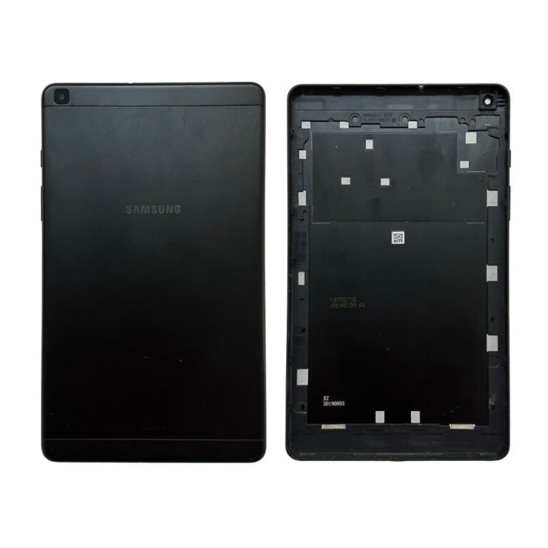 Tapa Trasera Con Lente Con Botones 100% Original - Samsung Tab A 8.0 2019 T290 - Negro - Recuperado - Imagen 1