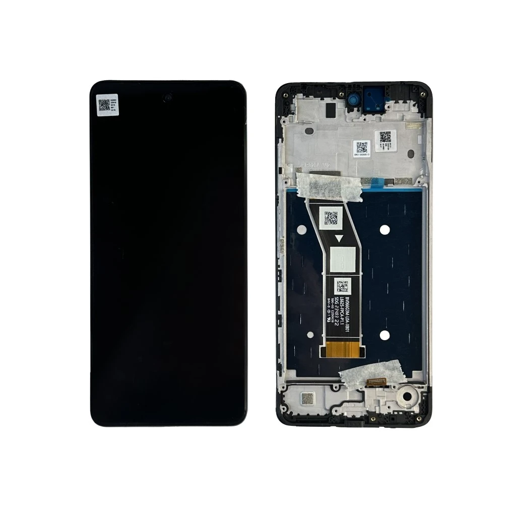 Modulo Motorola Moto G24 XT2423 - G24 Power XT2425 Con Marco - Negro Original - Imagen 1