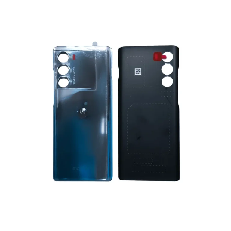 Tapa Trasera Motorola Moto G200 XT2175 Sin Lente De Camara - Celeste Original - Imagen 1
