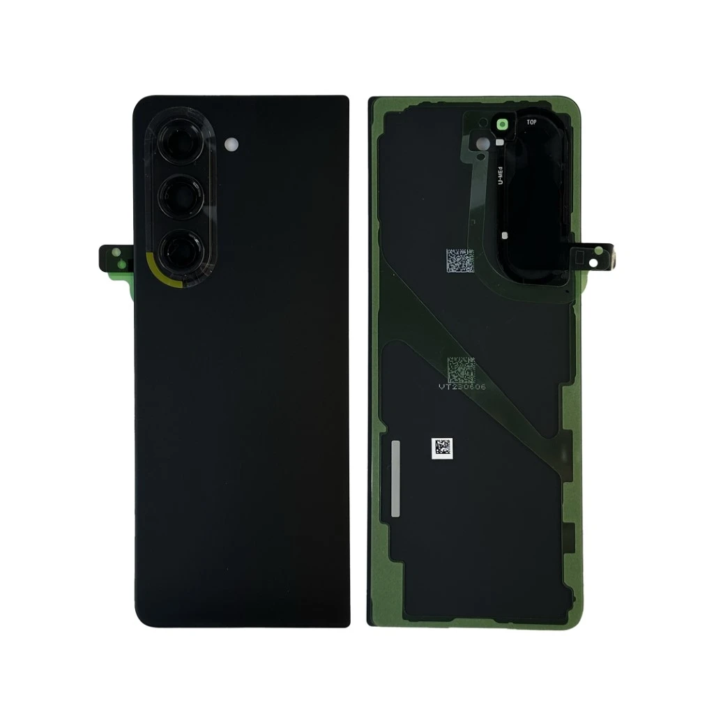 Tapa Trasera Samsung Galaxy Z Fold5 F946 Con Lente De Camara - Negro Original - Imagen 1