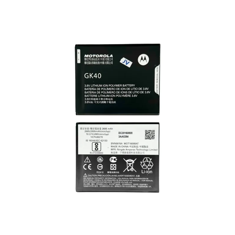 Bateria Motorola Gk40 Moto G4 Play XT1601 - G5 XT1670 Recuperado - Original - Imagen 1