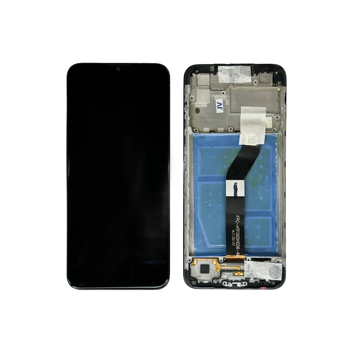 Modulo Motorola Moto G8 Power Lite XT2055 Recuperado Clase C Con Marco - Negro Original - Imagen 1
