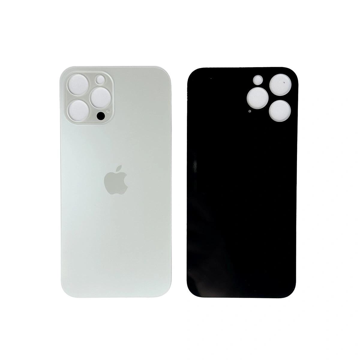 tapa_trasera_iphone_12_pro_max_gris_claro_premium_big_hole.webp Tapa Trasera Iphone 12 Pro Max Sin Lente De Camara - Gris Claro - Premium - Imagen 1