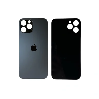 Tapa Trasera Iphone 12 Pro Max Sin Lente De Camara - Gris Oscuro - Premium