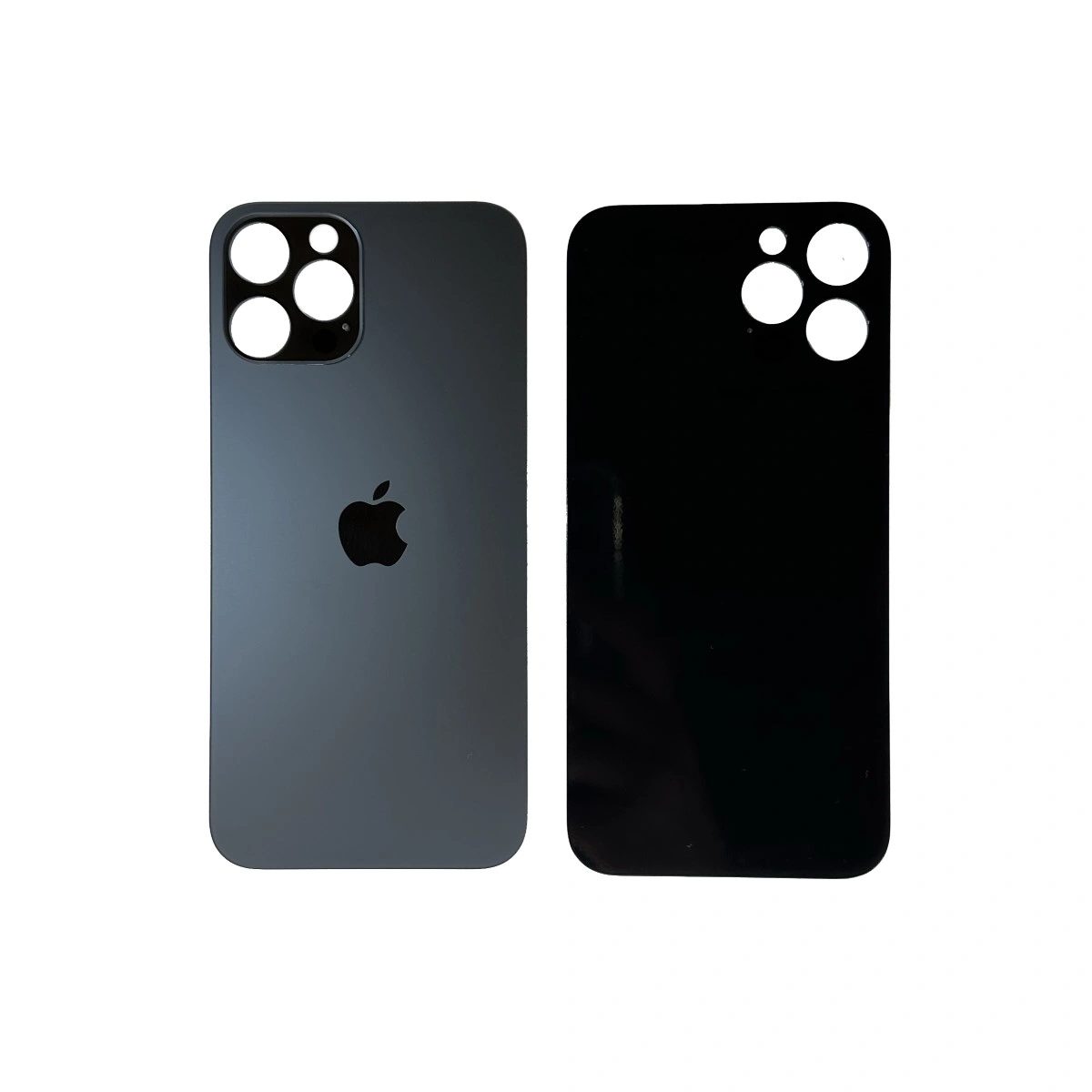 Tapa Trasera Iphone 12 Pro Max Sin Lente De Camara - Gris Oscuro - Premium - Imagen 1