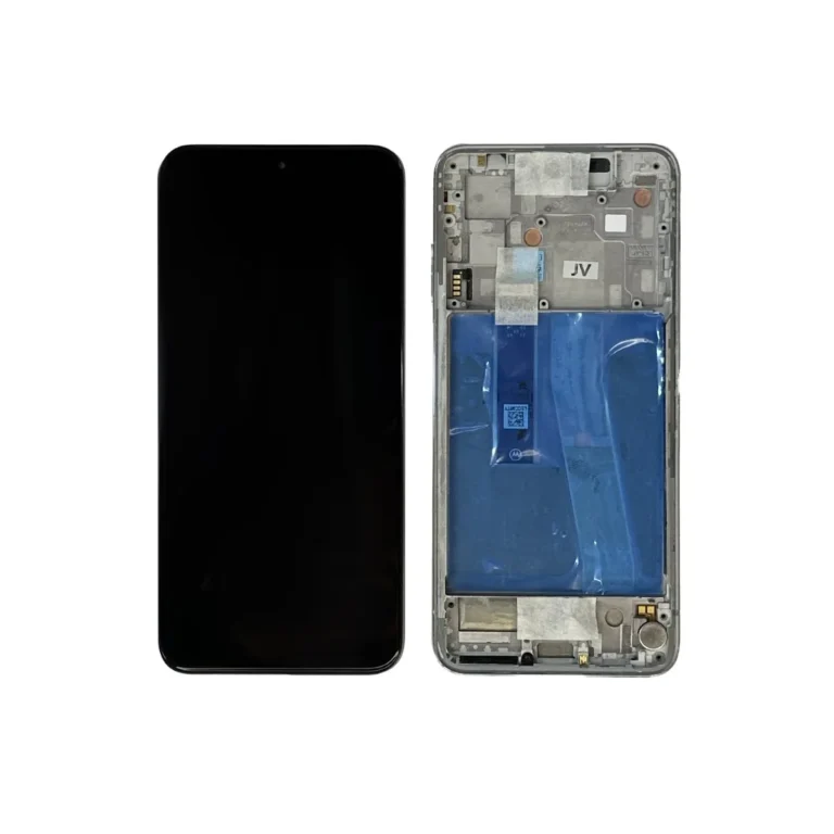 Modulo Motorola Moto Edge 30 Neo XT2245 Recuperado Clase C Con Marco - Plateado Original - Imagen 1