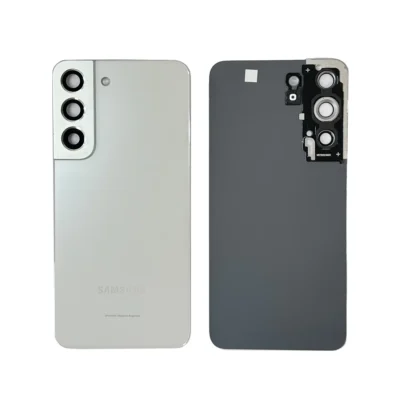 Tapa Trasera Con Lente De Camara 100% Original Recuperado Samsung Galaxy S22 5G S901 - Blanco
