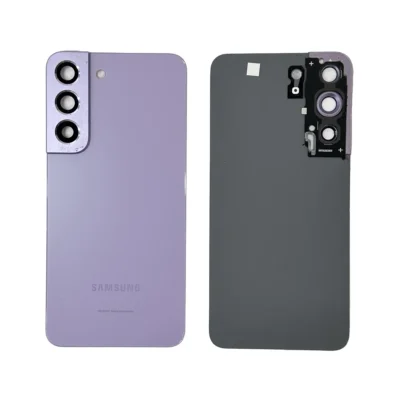 Tapa Trasera Con Lente De Camara 100% Original Recuperado Samsung Galaxy S22 5G S901 - Violeta