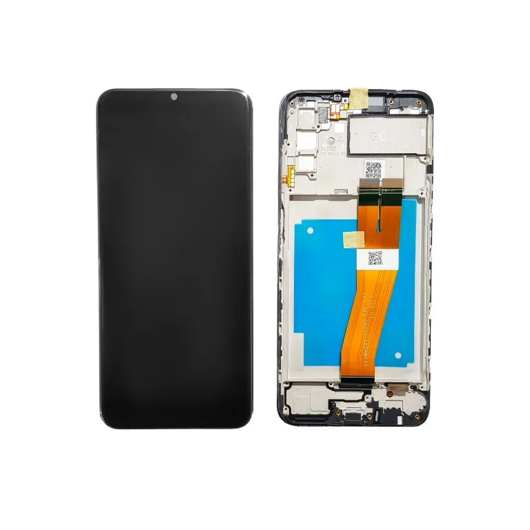 Modulo Samsung Galaxy A03S A037 Con Marco - Negro Original - Imagen 1