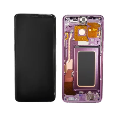 Modulo Samsung Galaxy S9 Plus G965 Recuperado Clase B Con Marco - Rosa Original