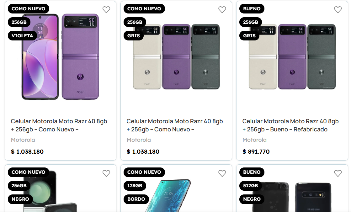 celular reacondicionado gaming Argentina